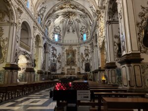 Inside of the Cathedral in Valencia
